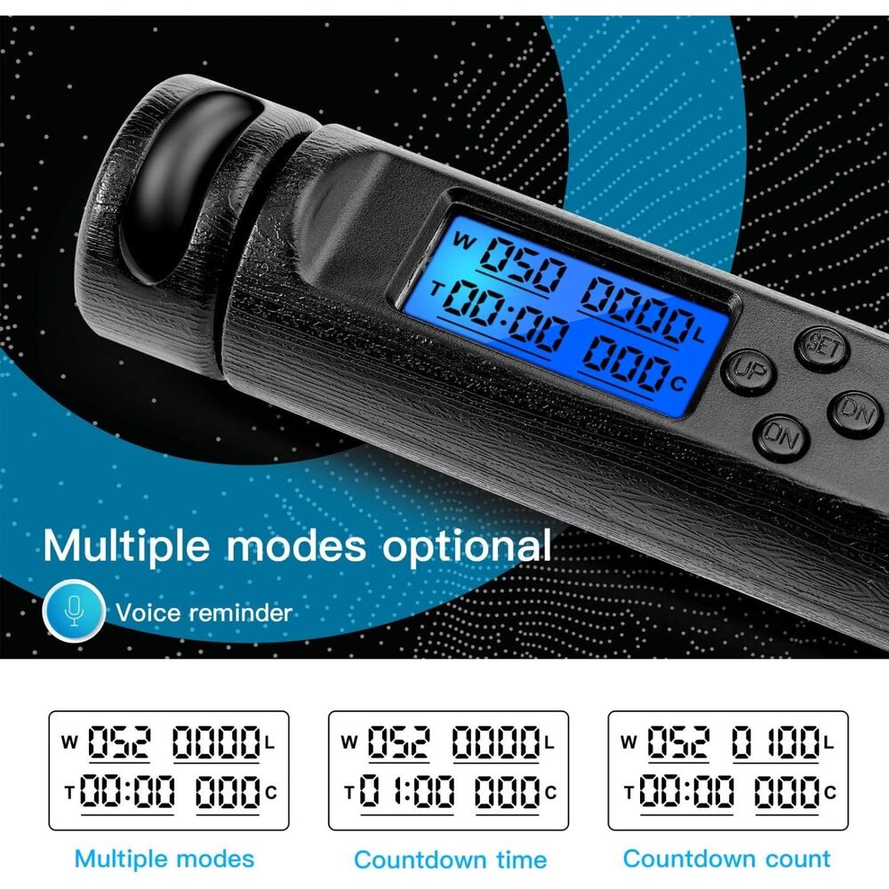 Digital Jump Rope w Counter Adjustable Speed Rope Calorie Timer Fitness - Picture 5 of 7